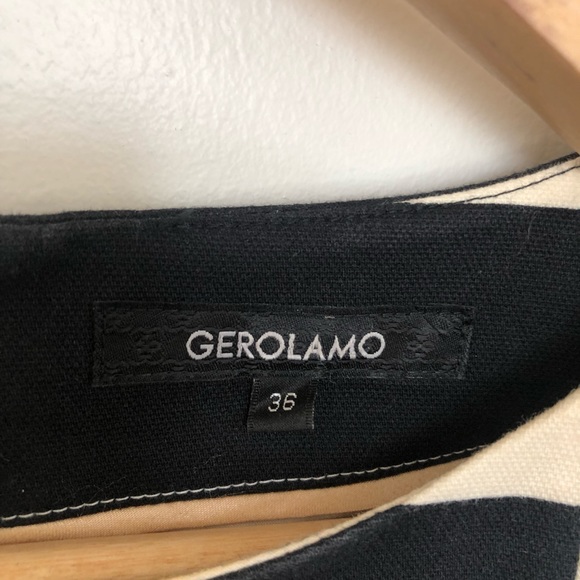 Gerolamo Business Casual Dress Black/White - Picture 7 of 7